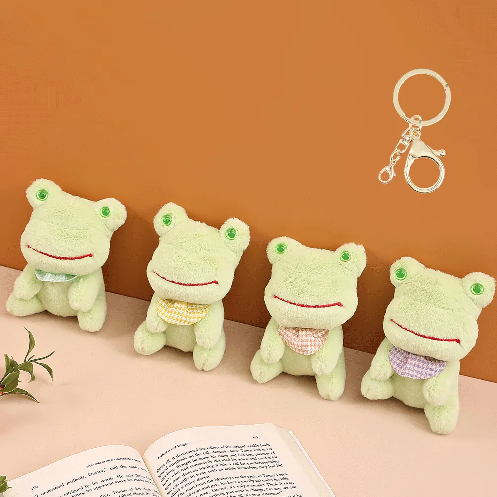 FroggieShape Plush Keychain.