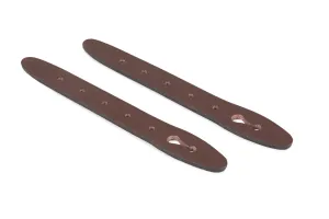 Front Straps - Chocolate Leather / Hadley One (Pair)