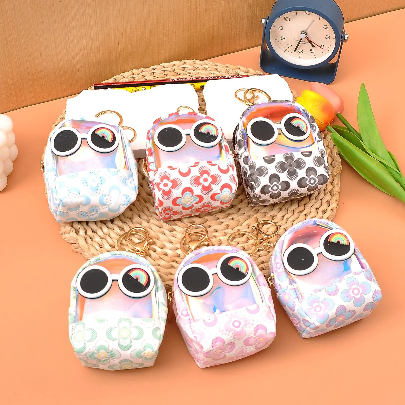 Goggles Theme 2 in 1 Coin Pouch And Keychain.