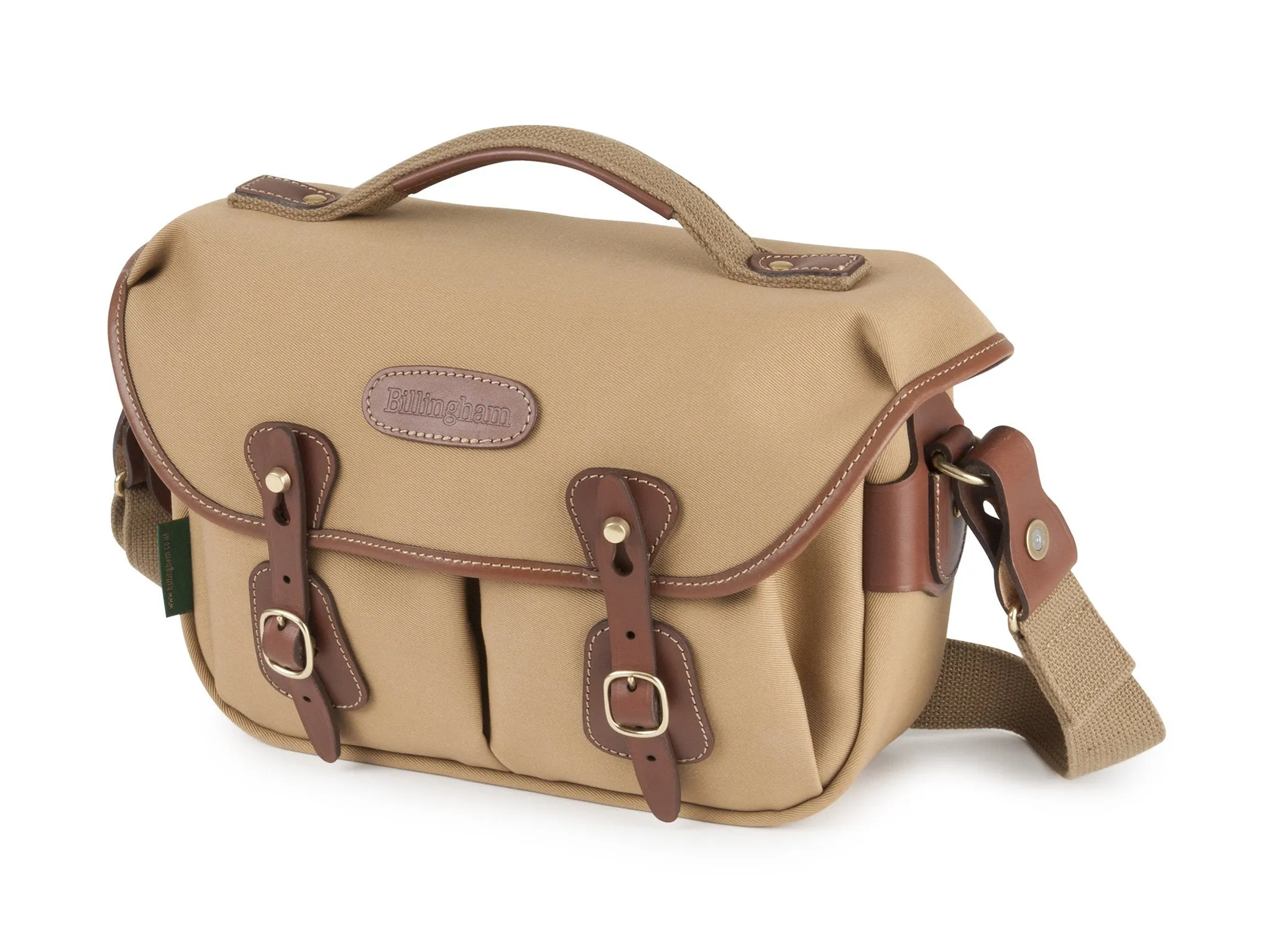 Hadley Small Pro Camera Bag - Khaki Canvas / Tan Leather