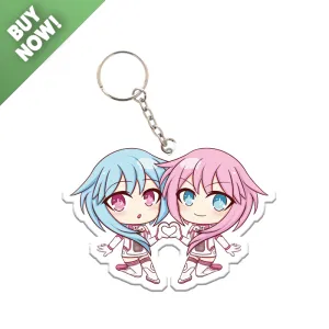 HDD Chibi White Sisters - Acrylic Charm