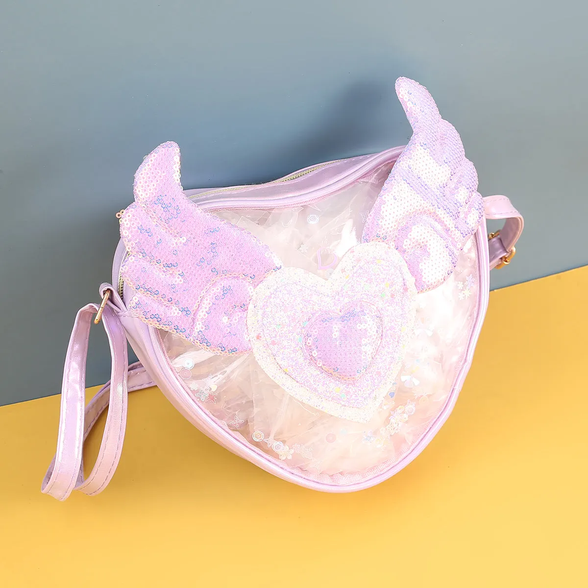 Heart Shape Side Sling Bags.