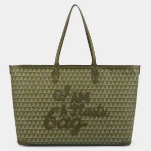 I Am A Plastic Bag Zipped Motif Tote