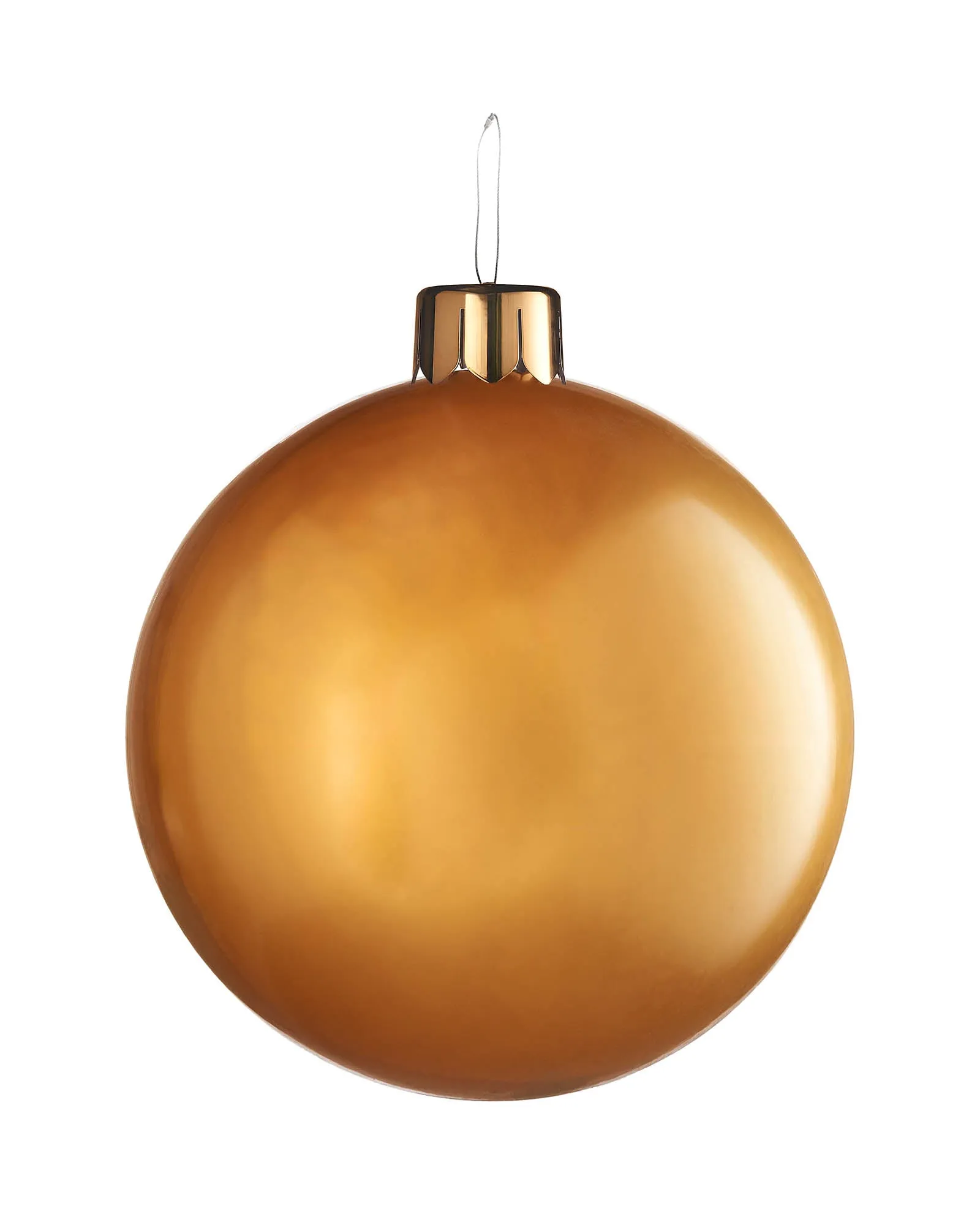 Inflatable Christmas Bauble, Gold, 45 cm