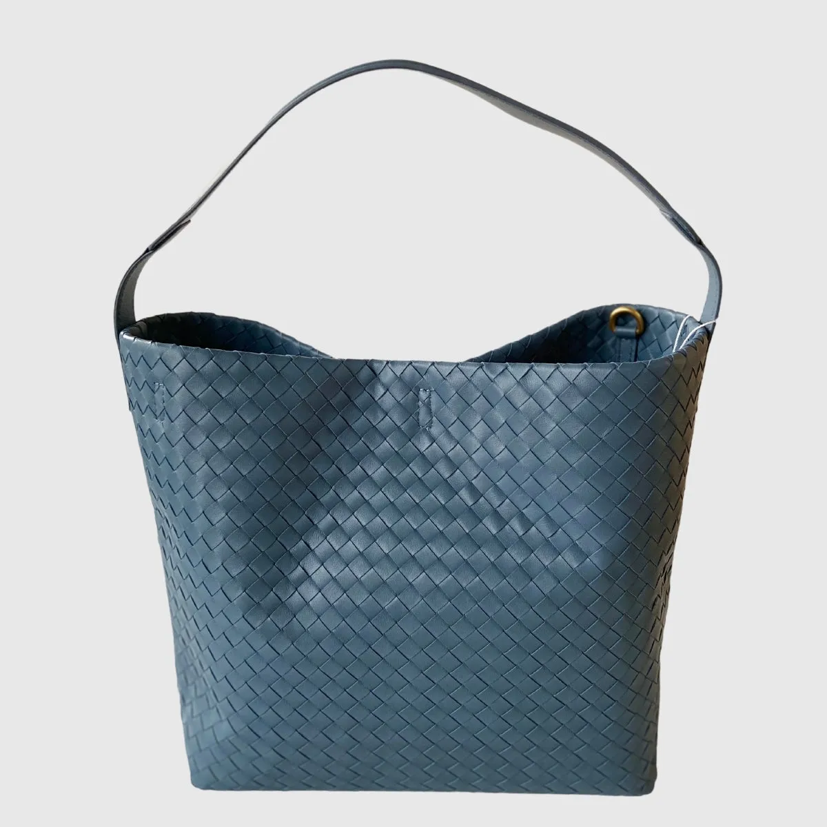 Italy Lambskin Leather Woven Tote Bag, Large 2023 Summer Designer Bag, Leather Quilted Elegant Shoulder Bag, Classic Shoulder Bag