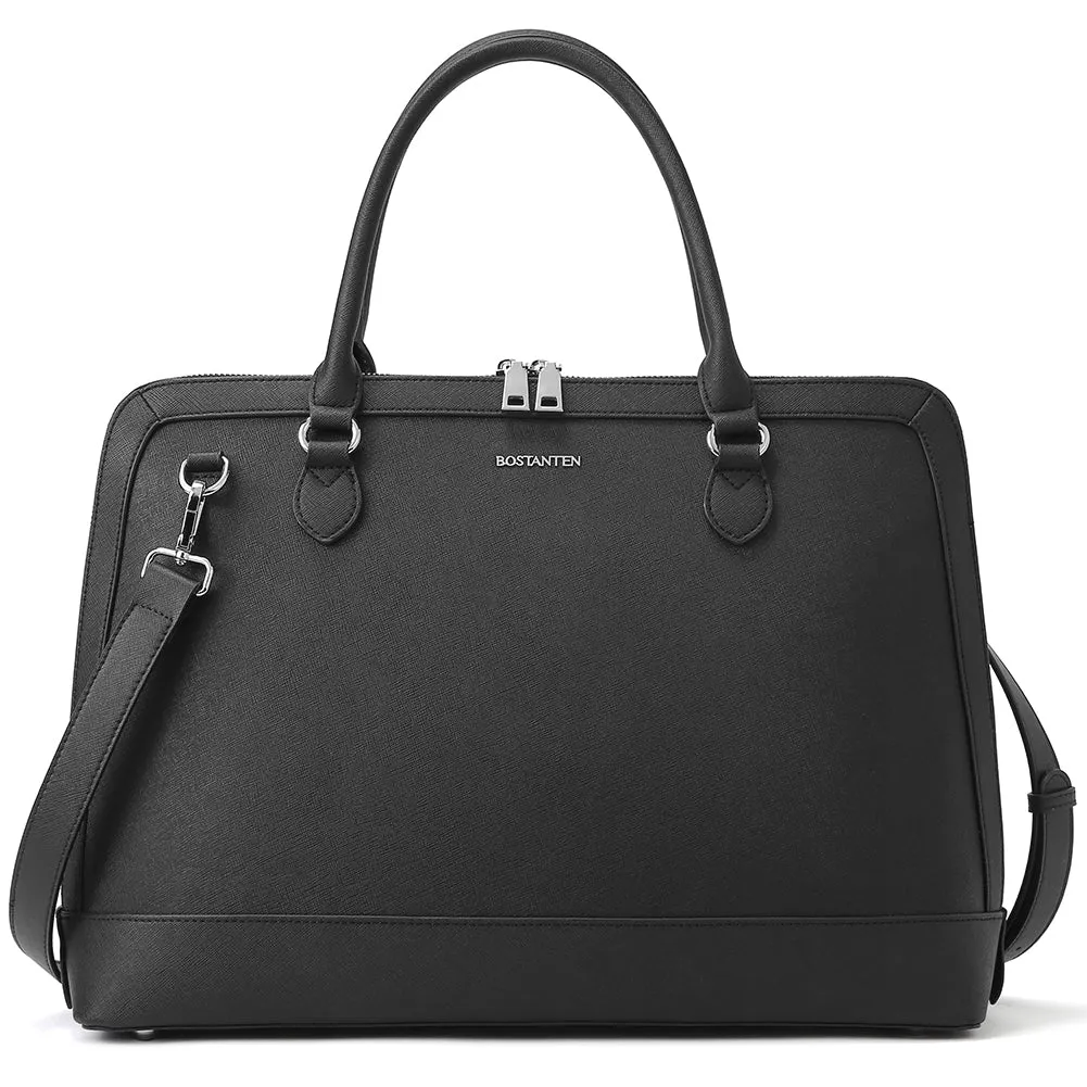 Jasmina  Genuine Leather Computer Briefcase —Low-key