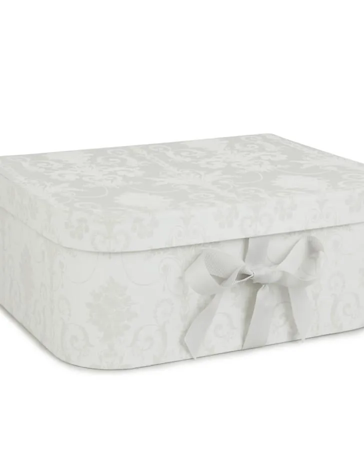 Josette Dove Grey Storage Boxes Set of 2