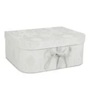 Josette Dove Grey Storage Boxes Set of 2