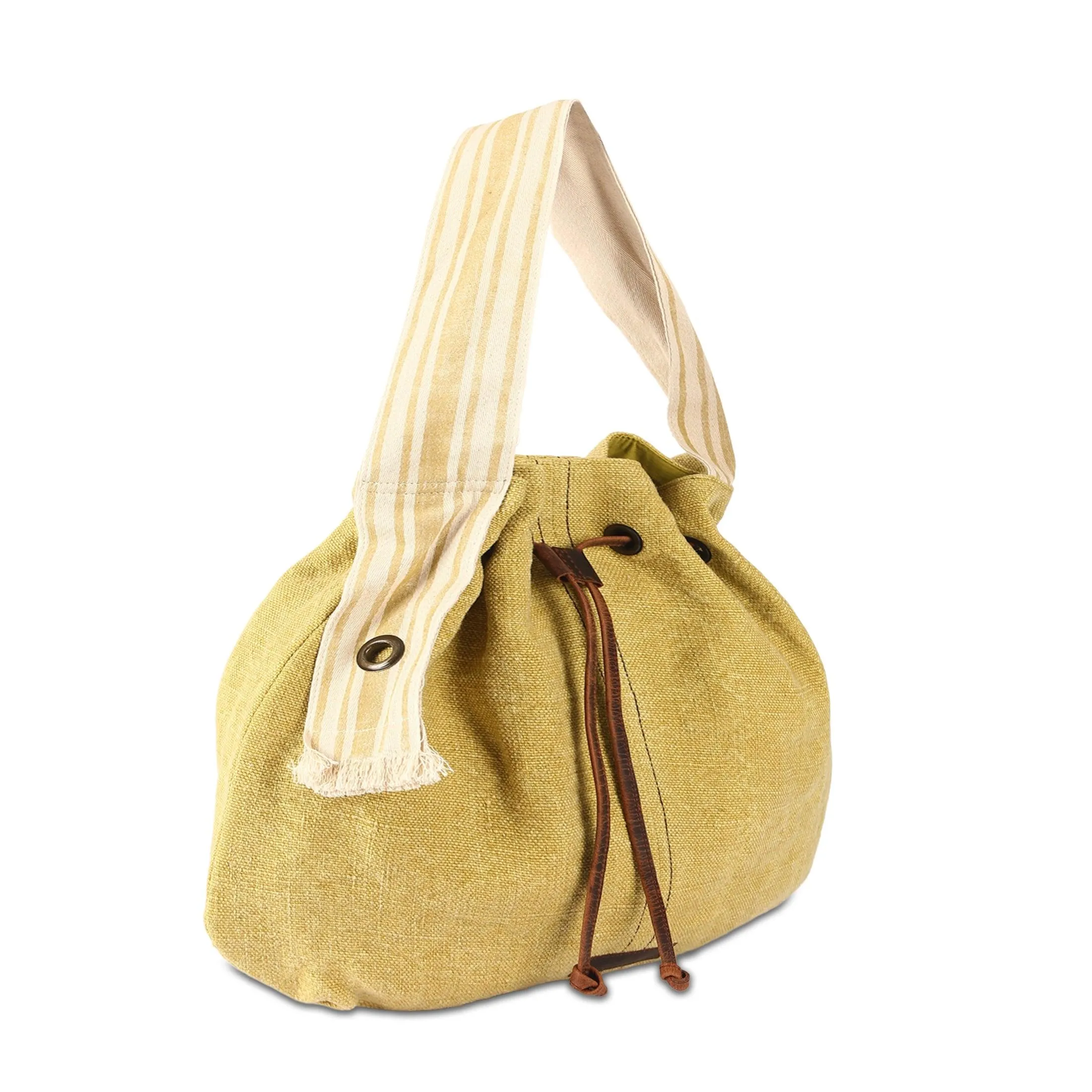 KomalC Tote Bag made with high-quality Jute - Stylish, Eco-friendly & spacious design for everyday use |  Shopping | Travel (Sunflower)