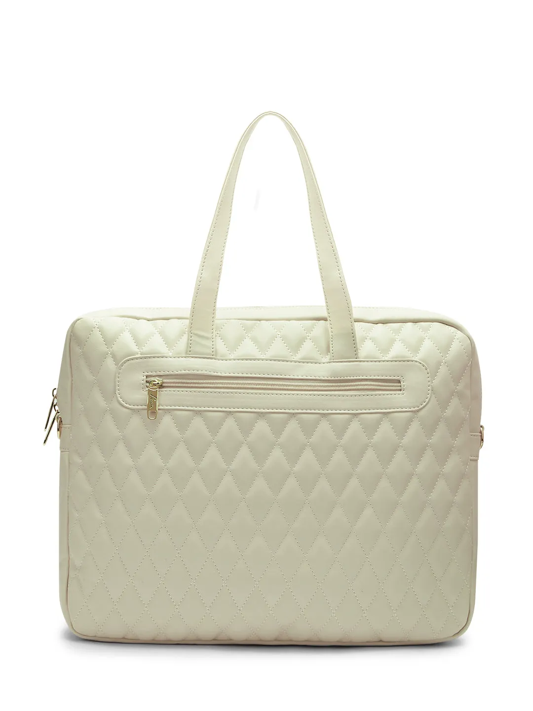 Lavie Signature Arizona Large Off White Womens Laptop Bag