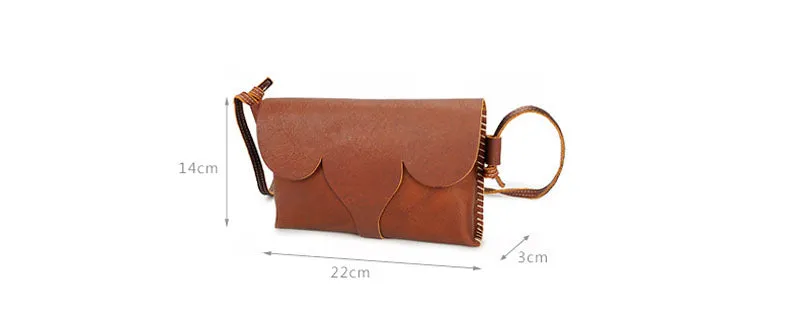 Leather Ladies Handbags Hand Purse Shoulder Bags, Full Grain Cow Leather Crossbody Bag YD-1029