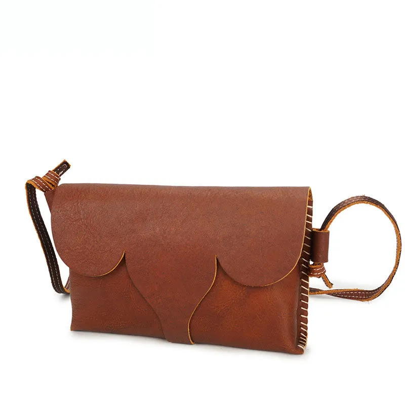 Leather Ladies Handbags Hand Purse Shoulder Bags, Full Grain Cow Leather Crossbody Bag YD-1029