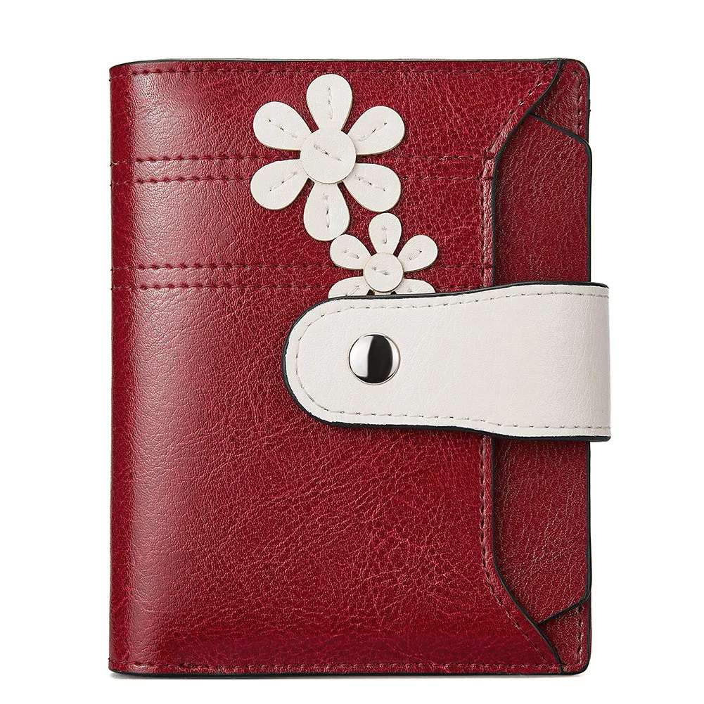 Lnna Hand Tooled Leather Wallet - Genuine Leather