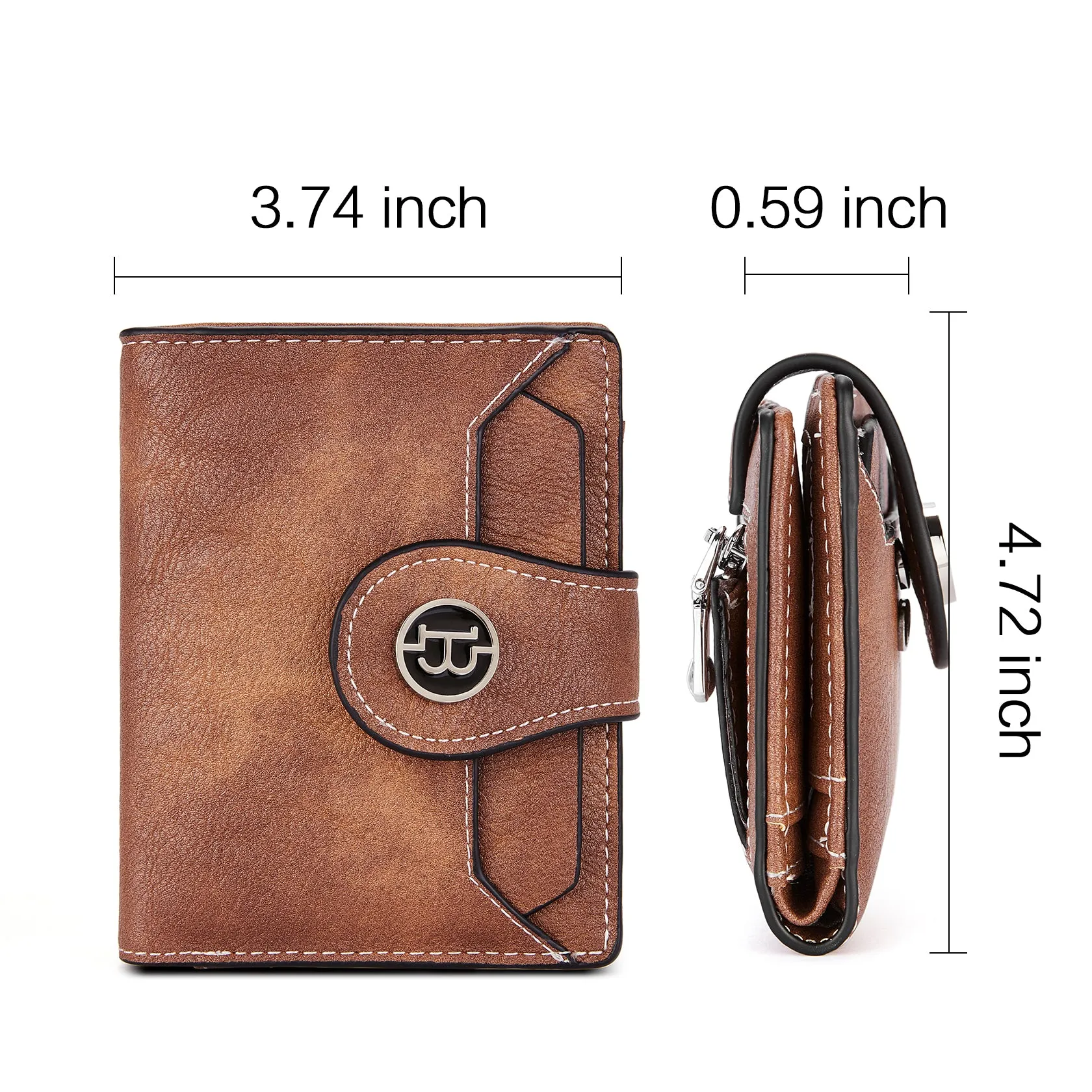 Lnna Hand Tooled Leather Wallet - Genuine Leather