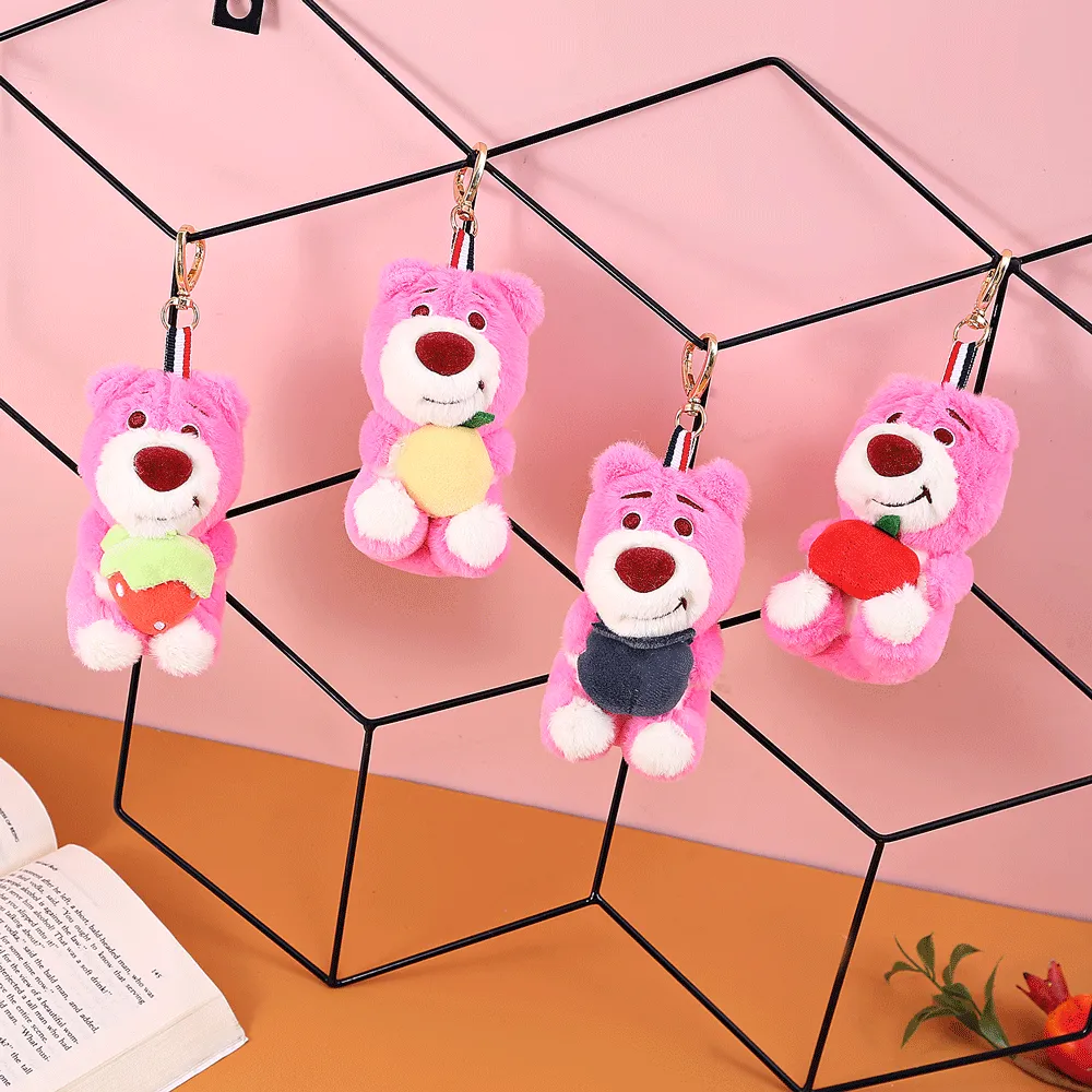 Lotso Shape Plush Keychain.