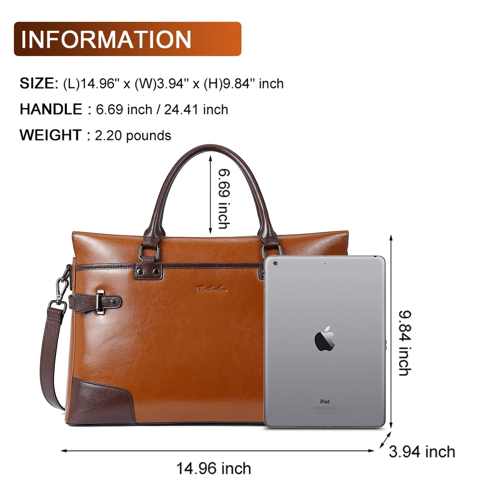 Machk Women Briefcase Bag — TOP 1