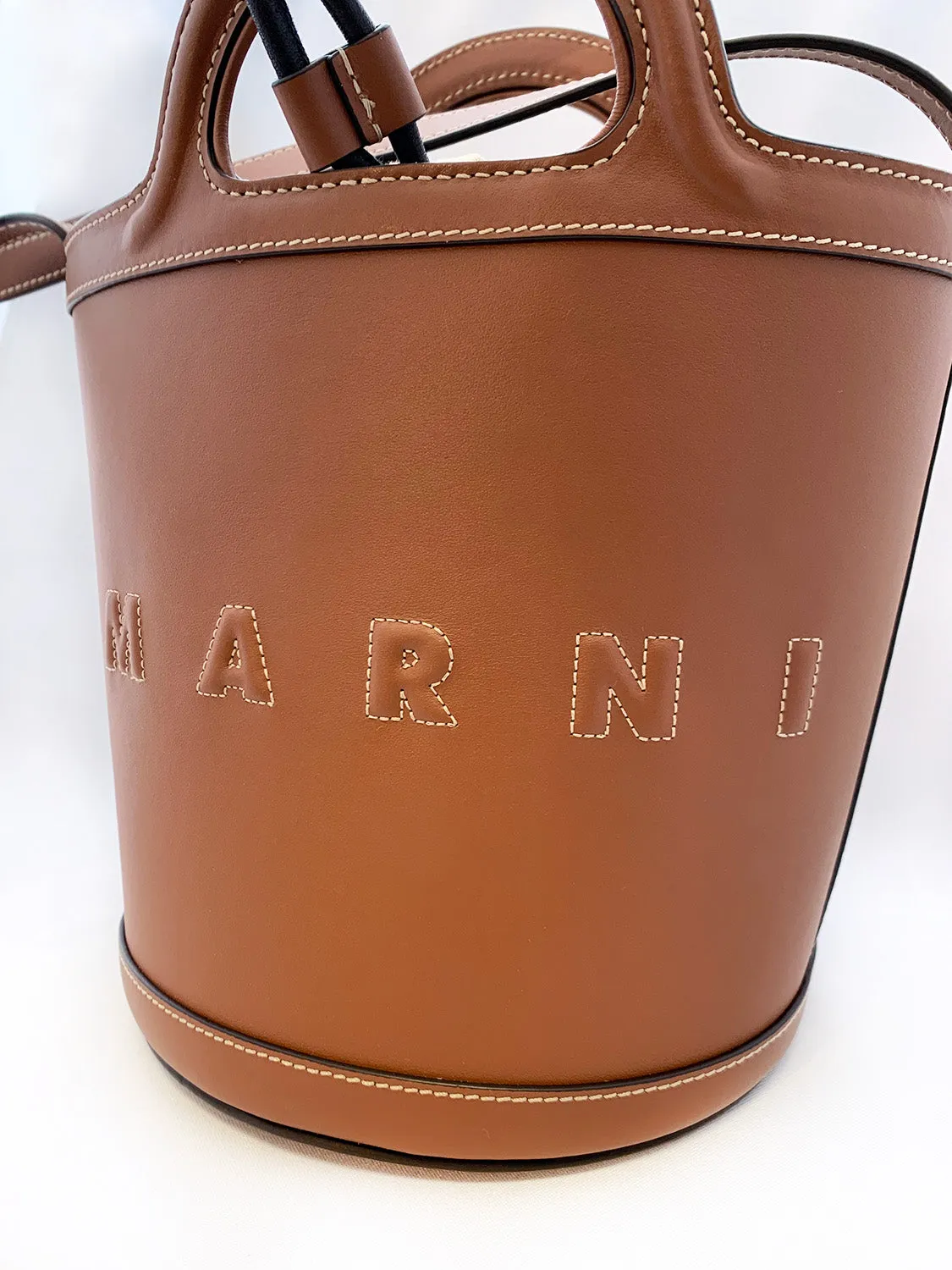 MARNI   SCMP0056U0 LEATHER MINI BUCKET BAG