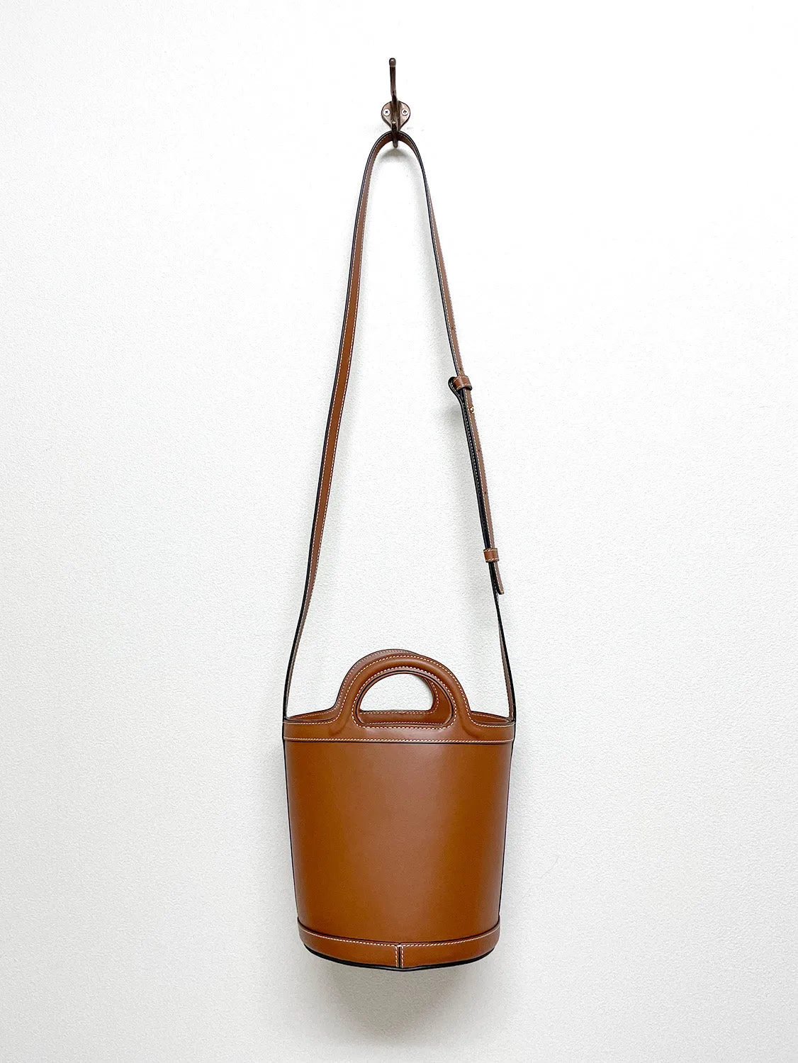 MARNI   SCMP0056U0 LEATHER MINI BUCKET BAG