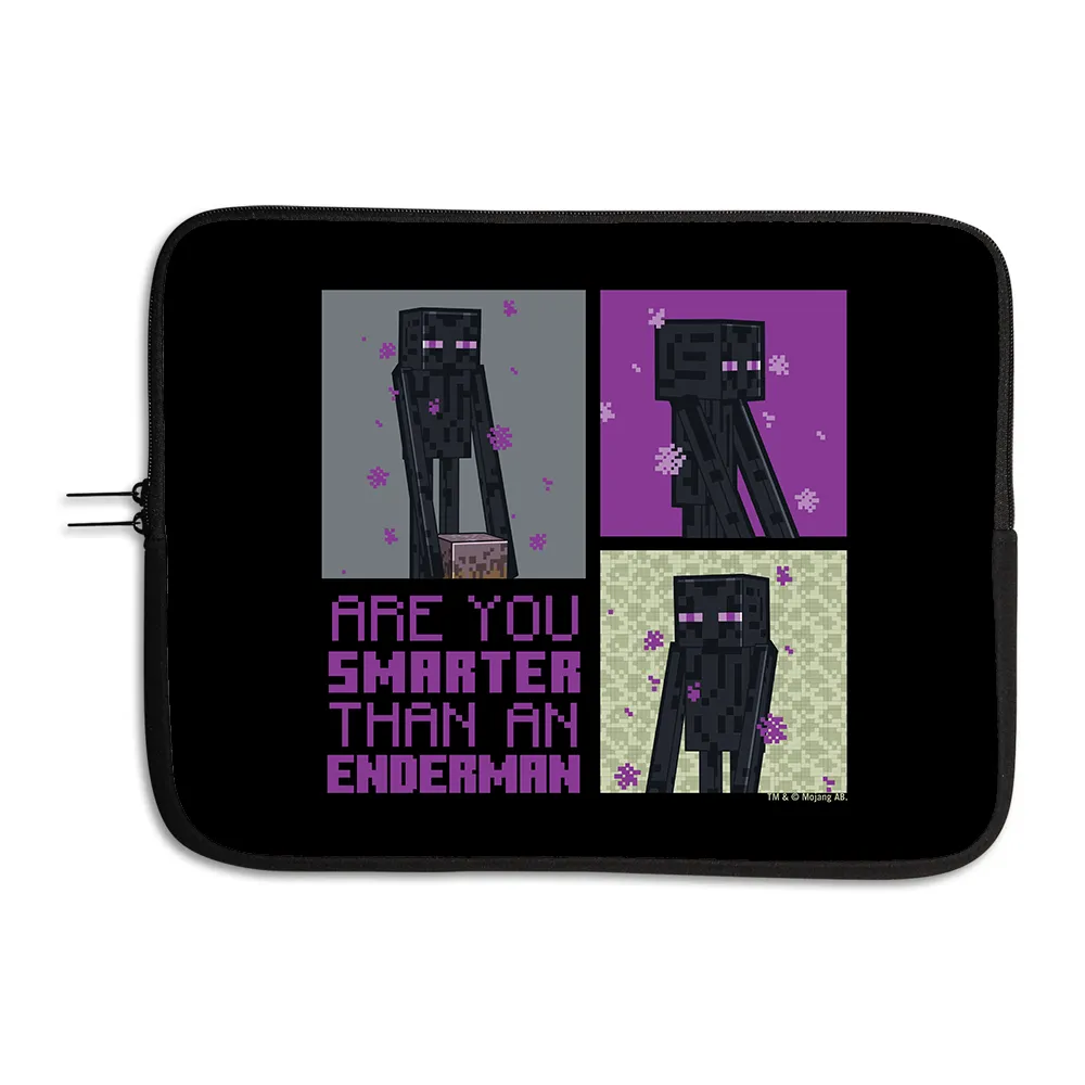 Minecraft Are You Smarter Than an Enderman Laptop Sleeve Cover