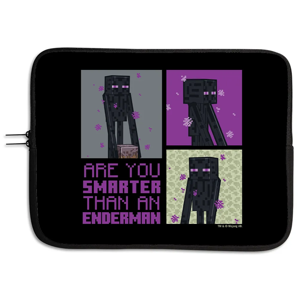 Minecraft Are You Smarter Than an Enderman Laptop Sleeve Cover