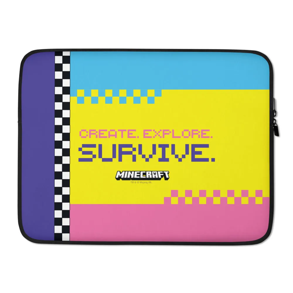 Minecraft Colorblock Laptop Sleeve