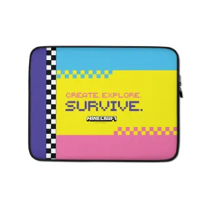 Minecraft Colorblock Laptop Sleeve