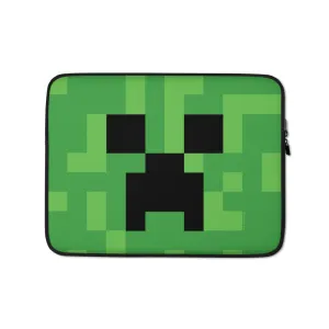 Minecraft Creeper Big Face Laptop Sleeve