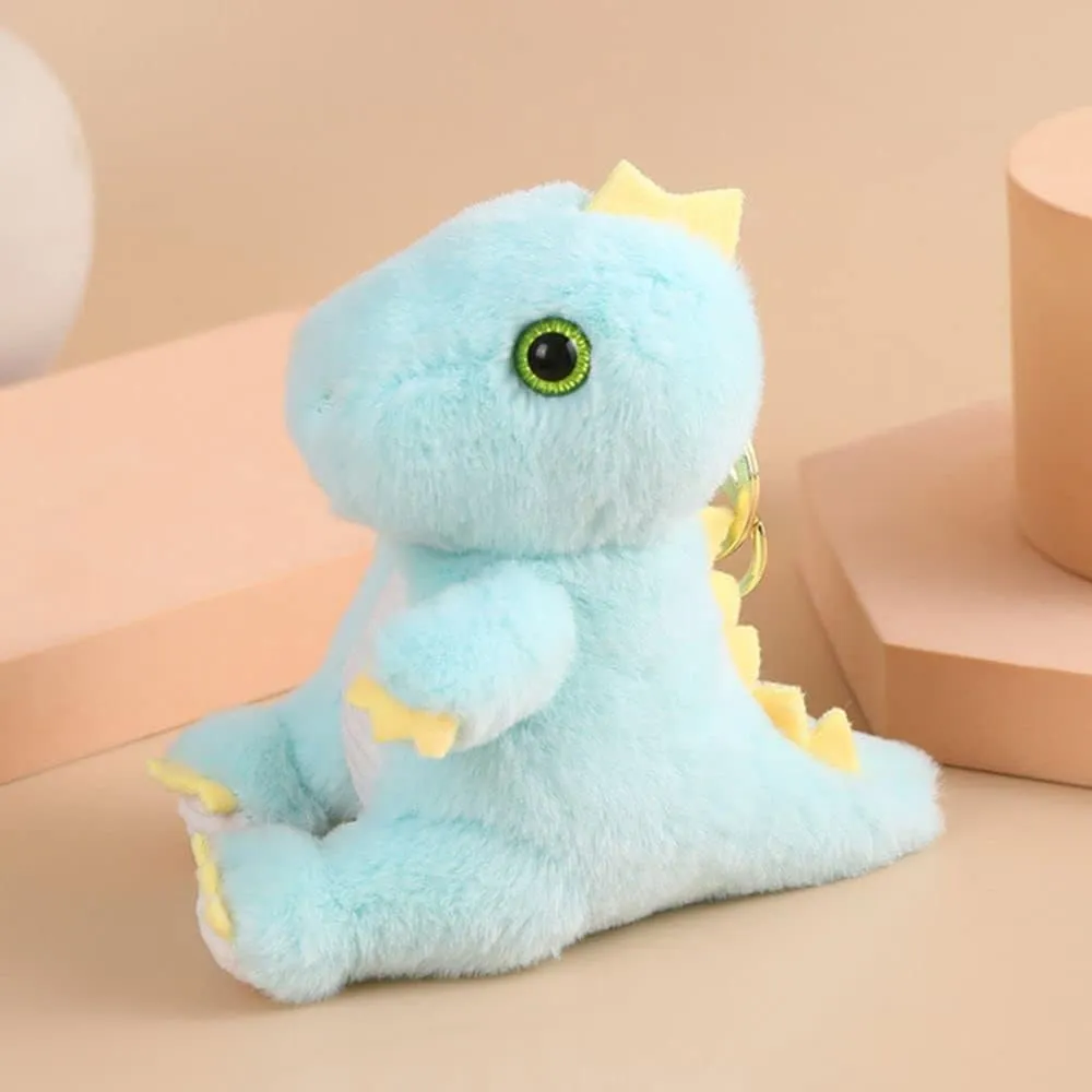 Mini Dino Shape Soft-Toy Keychains.