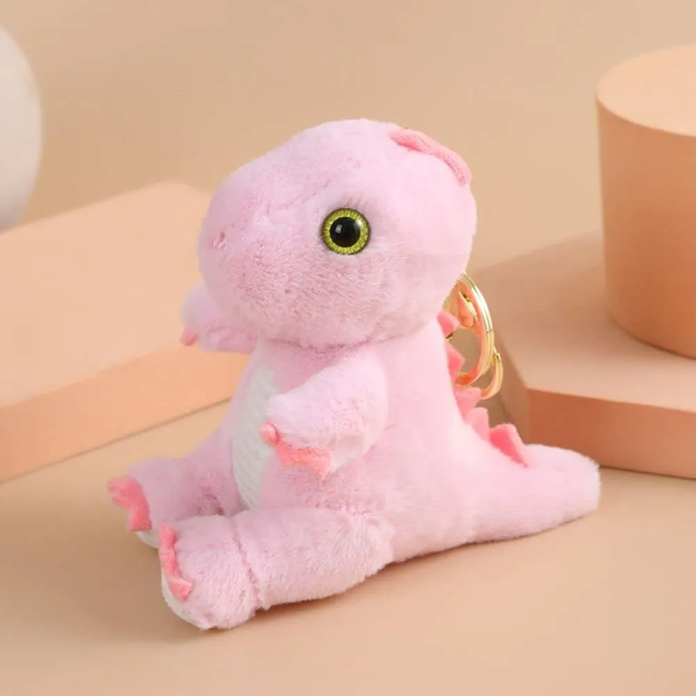 Mini Dino Shape Soft-Toy Keychains.