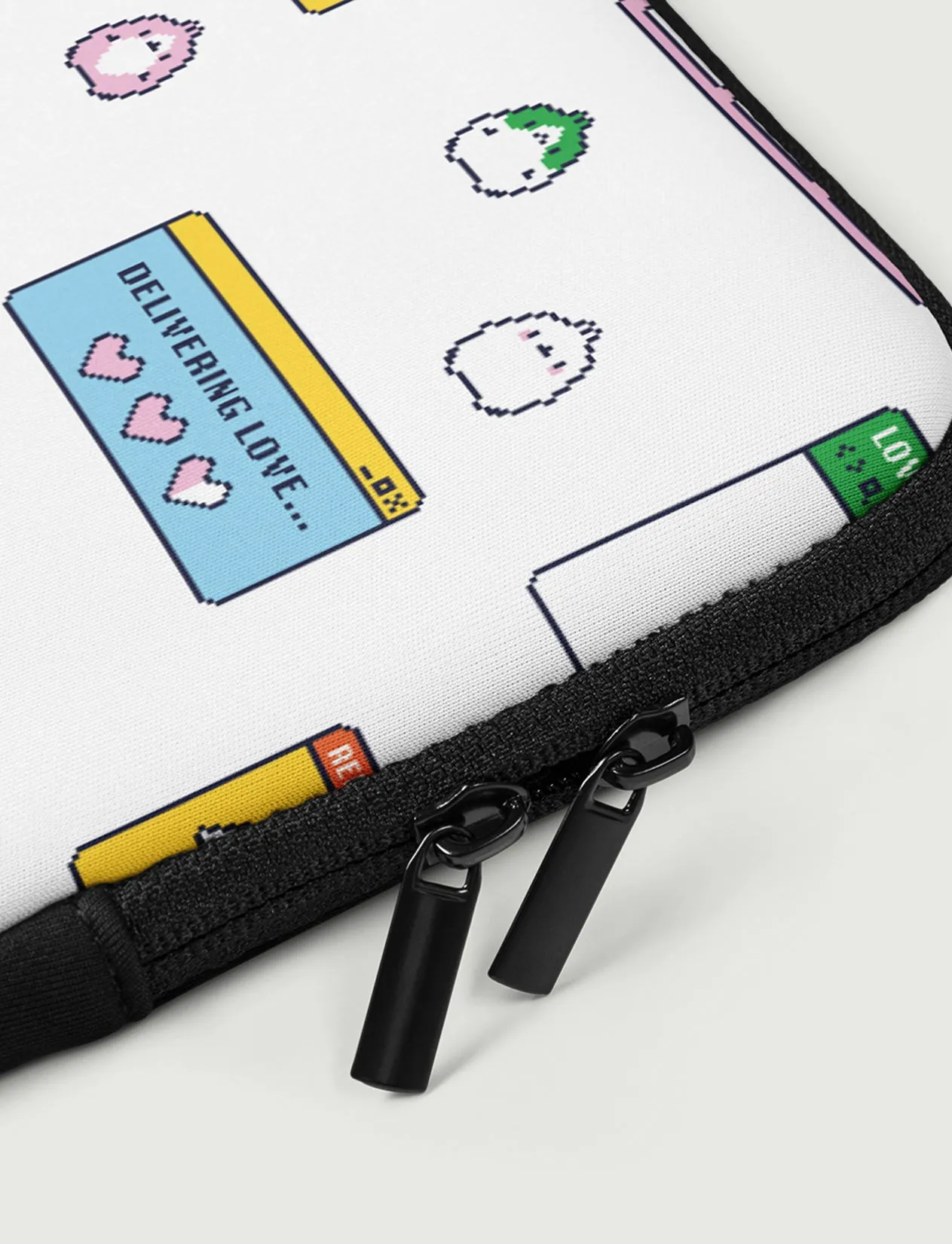 Molang Pixel Art Laptop Sleeve