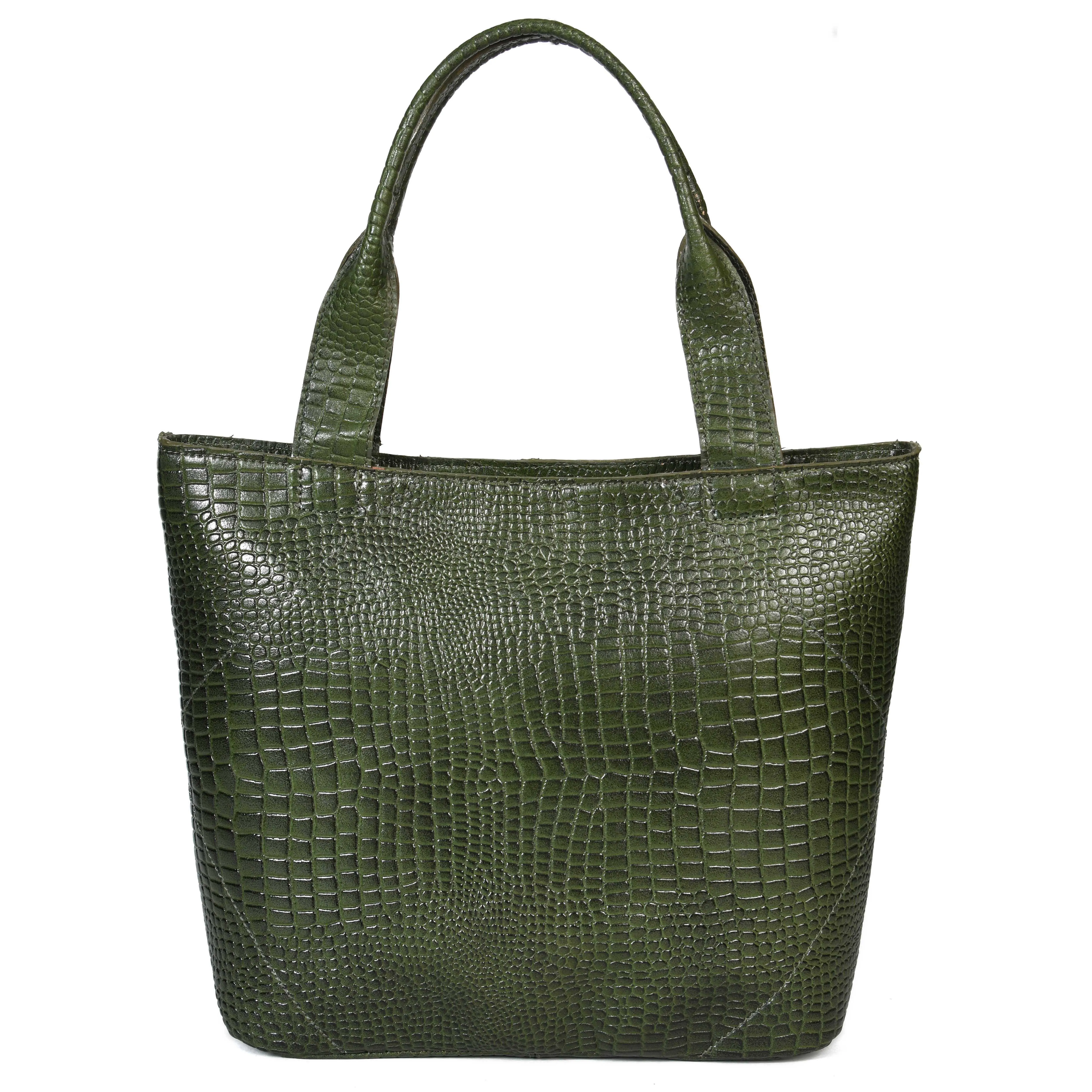 New celtic premium Elegance in Leather Tote Bag with Leather Accents. Art: BG-1387