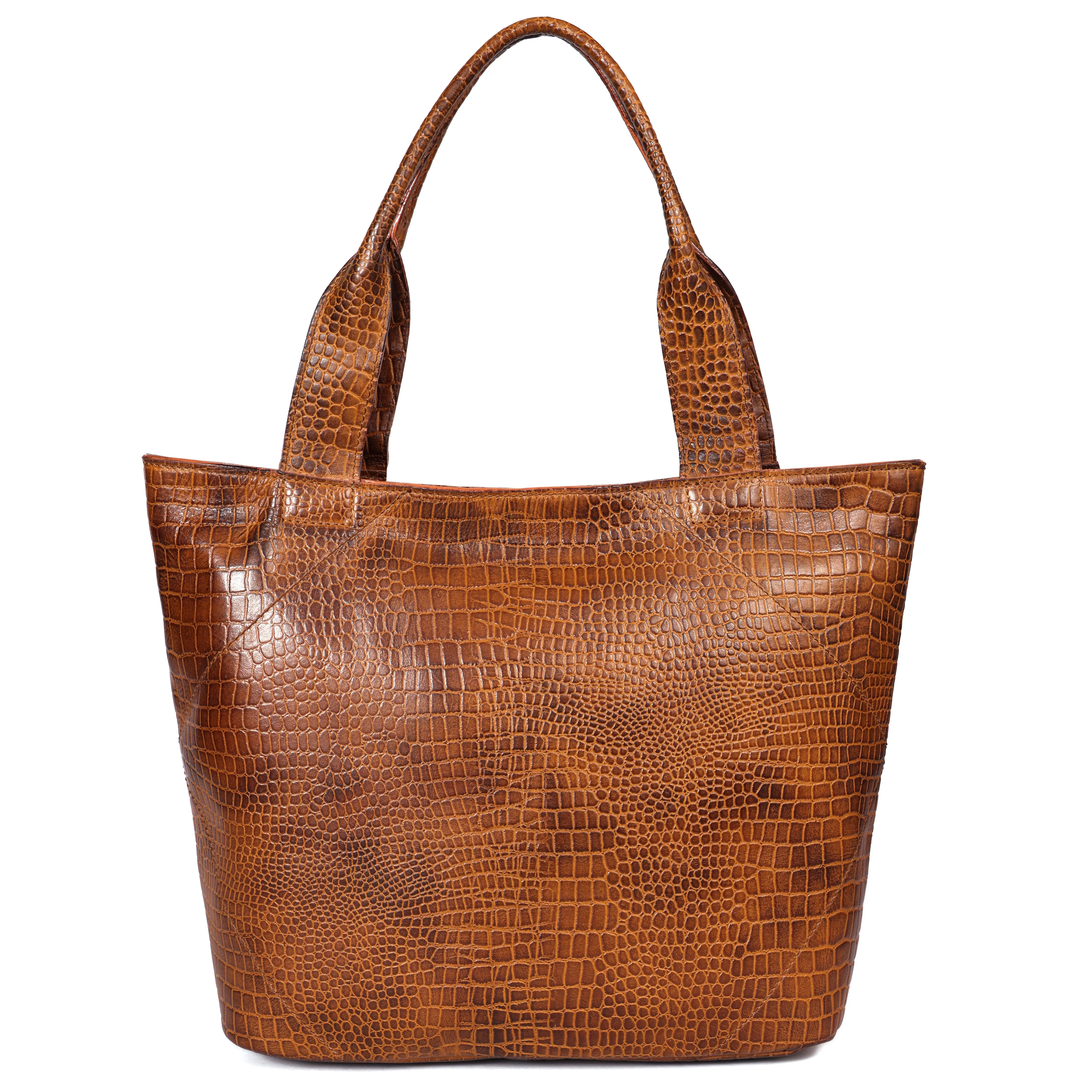 New celtic premium Elegance in Leather Tote Bag with Leather Accents. Art: BG-1387