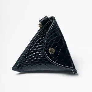 Obsidian Leather Poop Bag