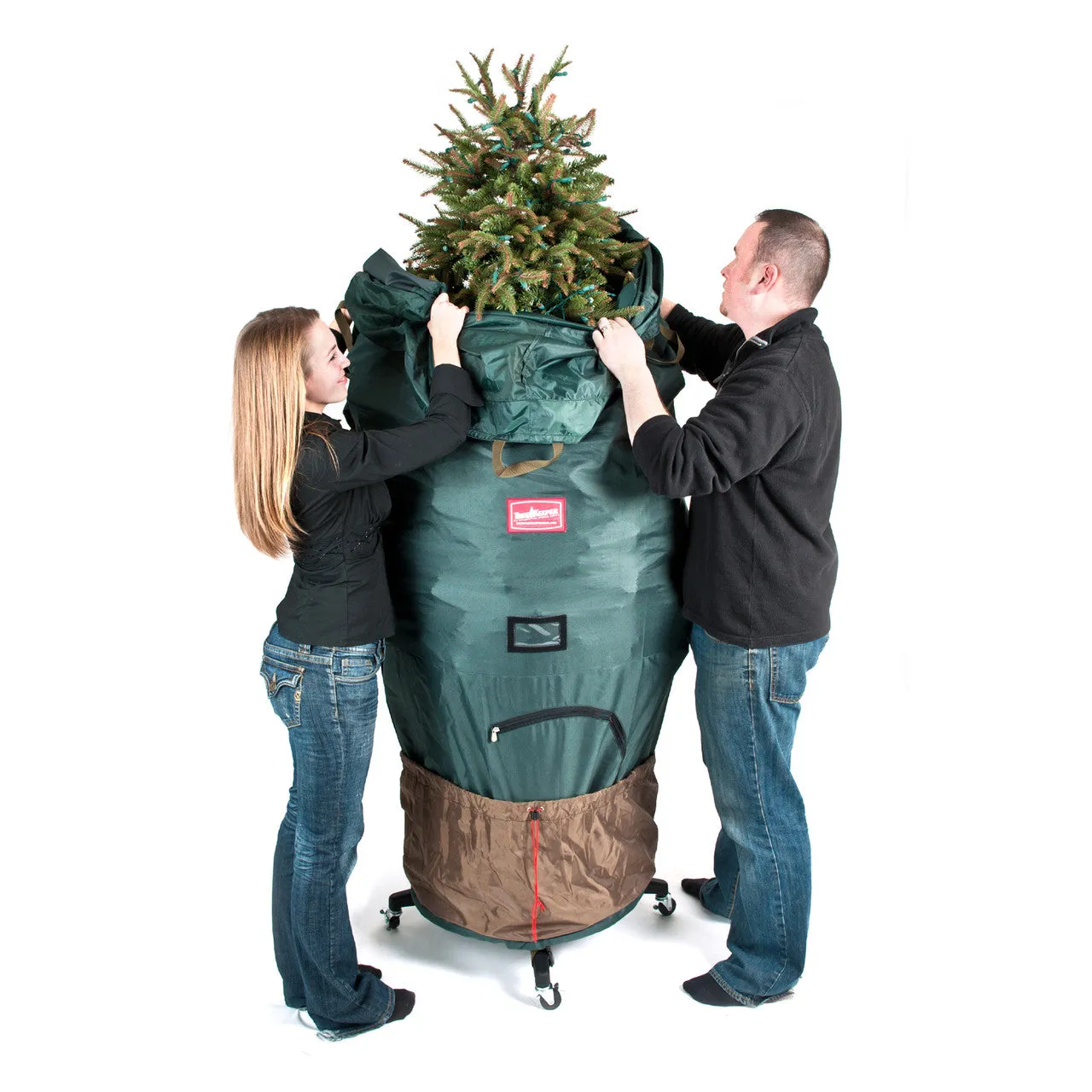 Patented Medium Upright Tree Storage Bag With 2 Way- up to 7ft Tree