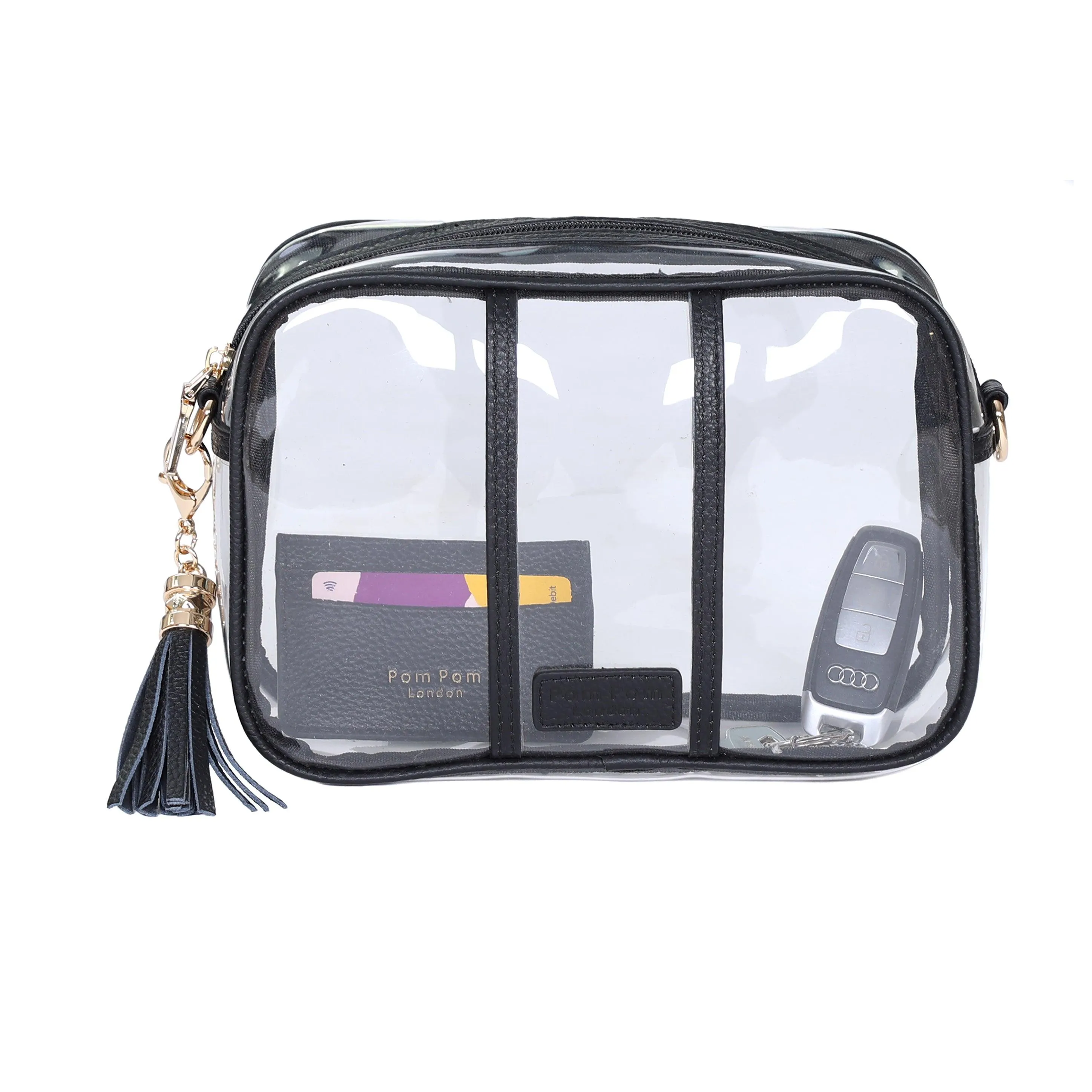 Pom Pom London City Bag Transparent Black