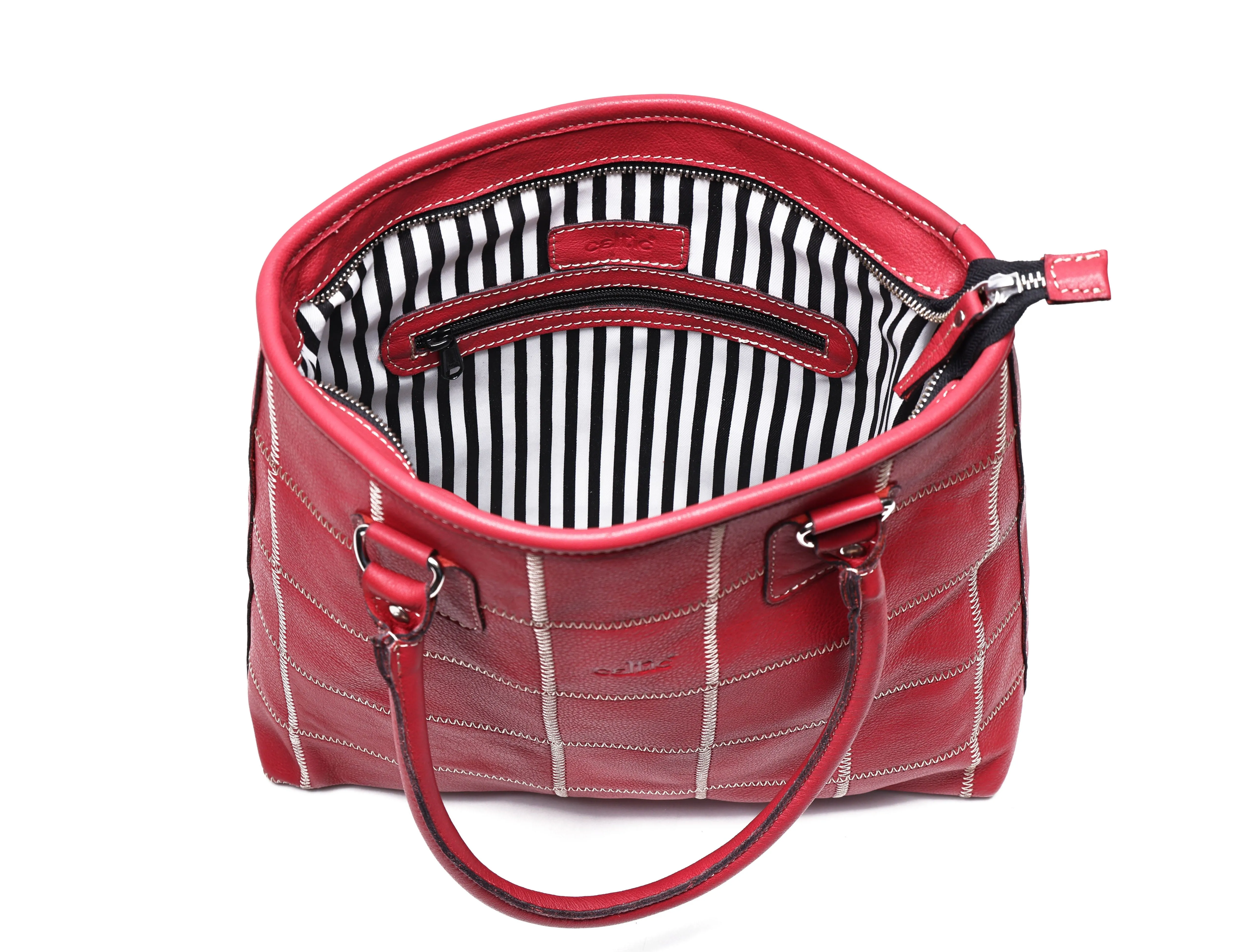 "Radiant Red Elegance: Elevate Your Style with Our Striking Tote Bag" Art: BG-1521-Z