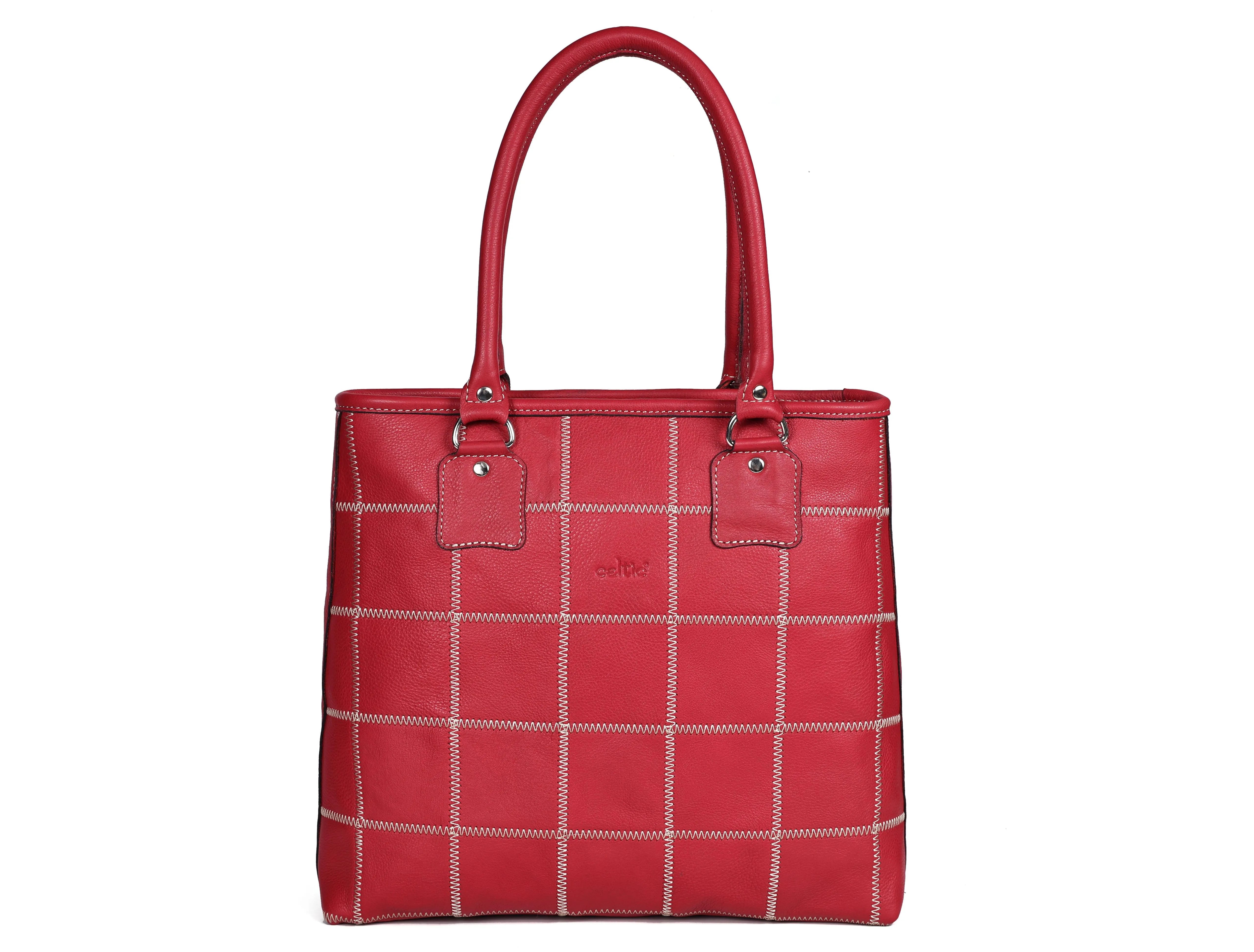 "Radiant Red Elegance: Elevate Your Style with Our Striking Tote Bag" Art: BG-1521-Z