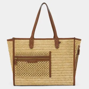 Raffia Pocket Tote