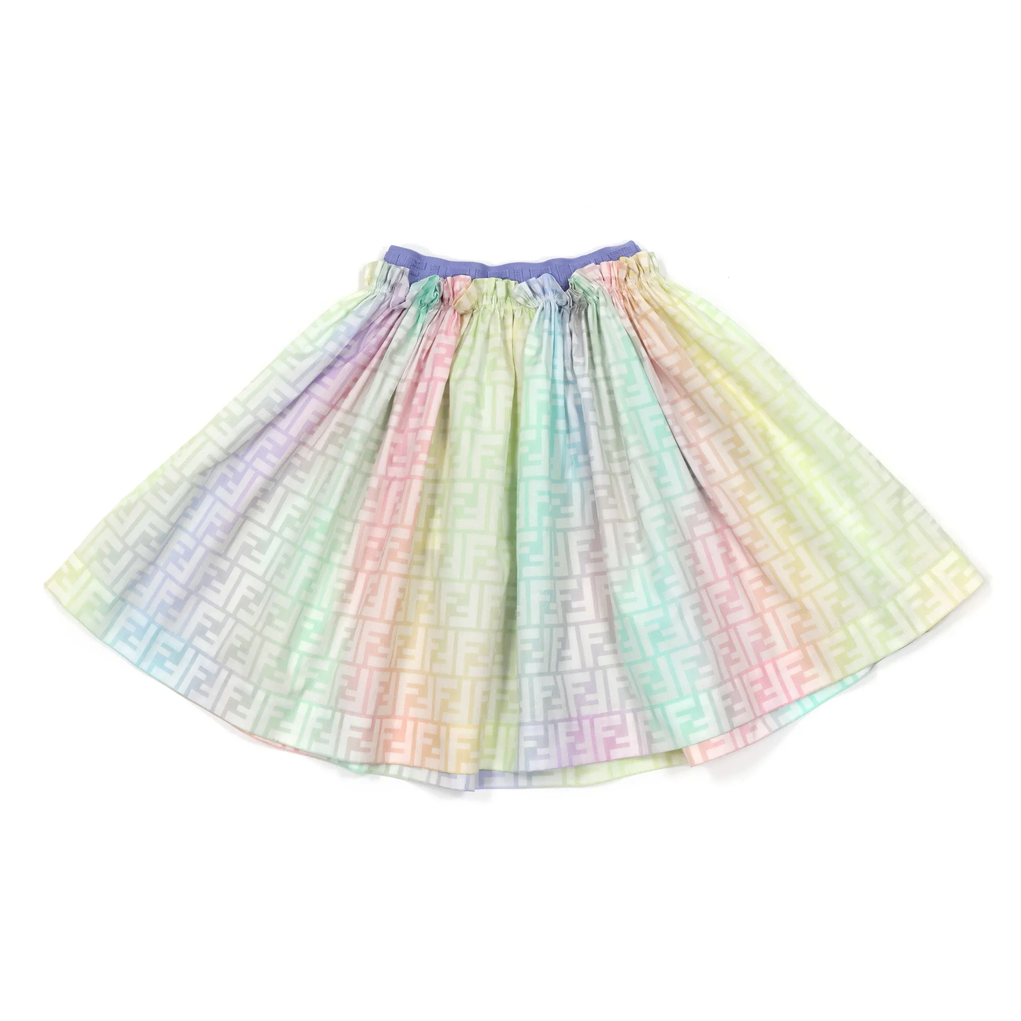 Rainbow Monogram Skirt