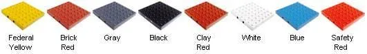 Replaceable Cast In Place Clay Red ADA Tile #22144