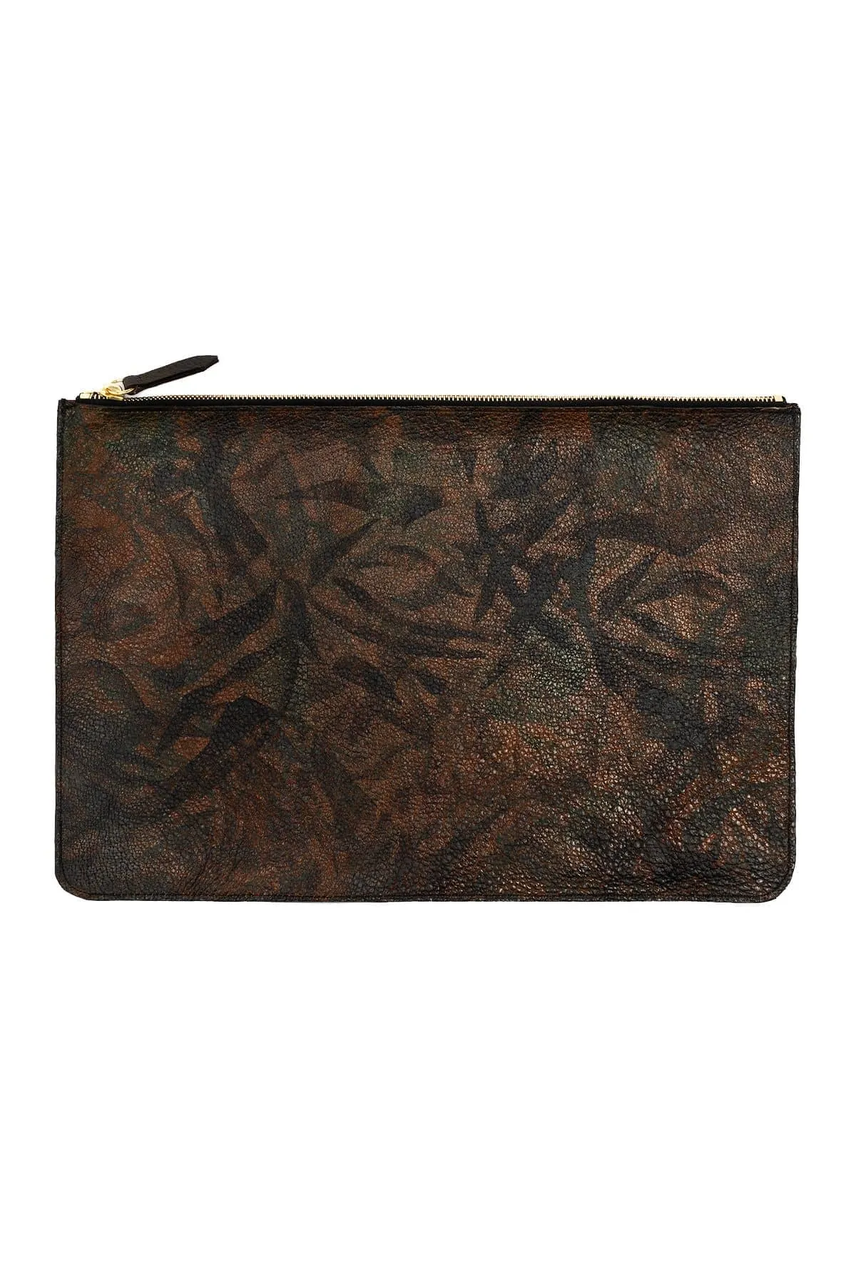 RLH3413 - Large Leather Zip Pouch