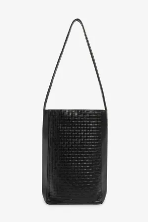 RLH3482 - Woven Leather Slim Tote