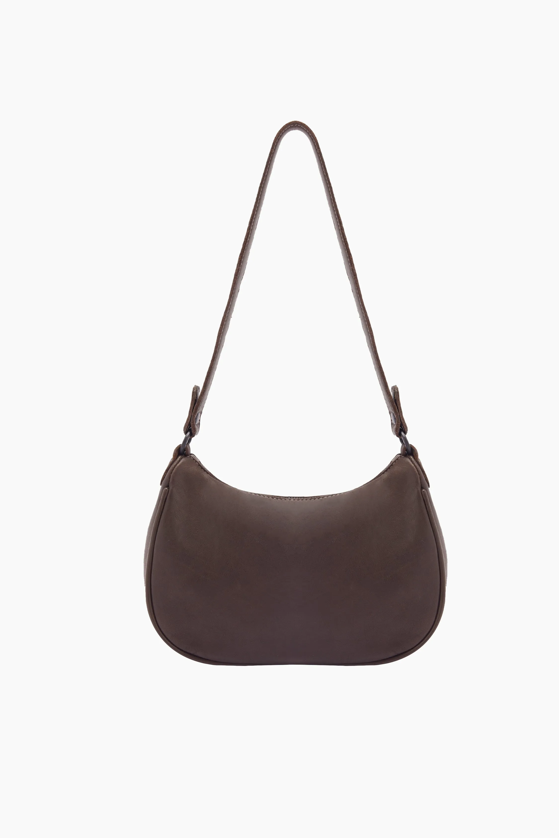 RLH3487 - Leather Crescent Shoulder Bag