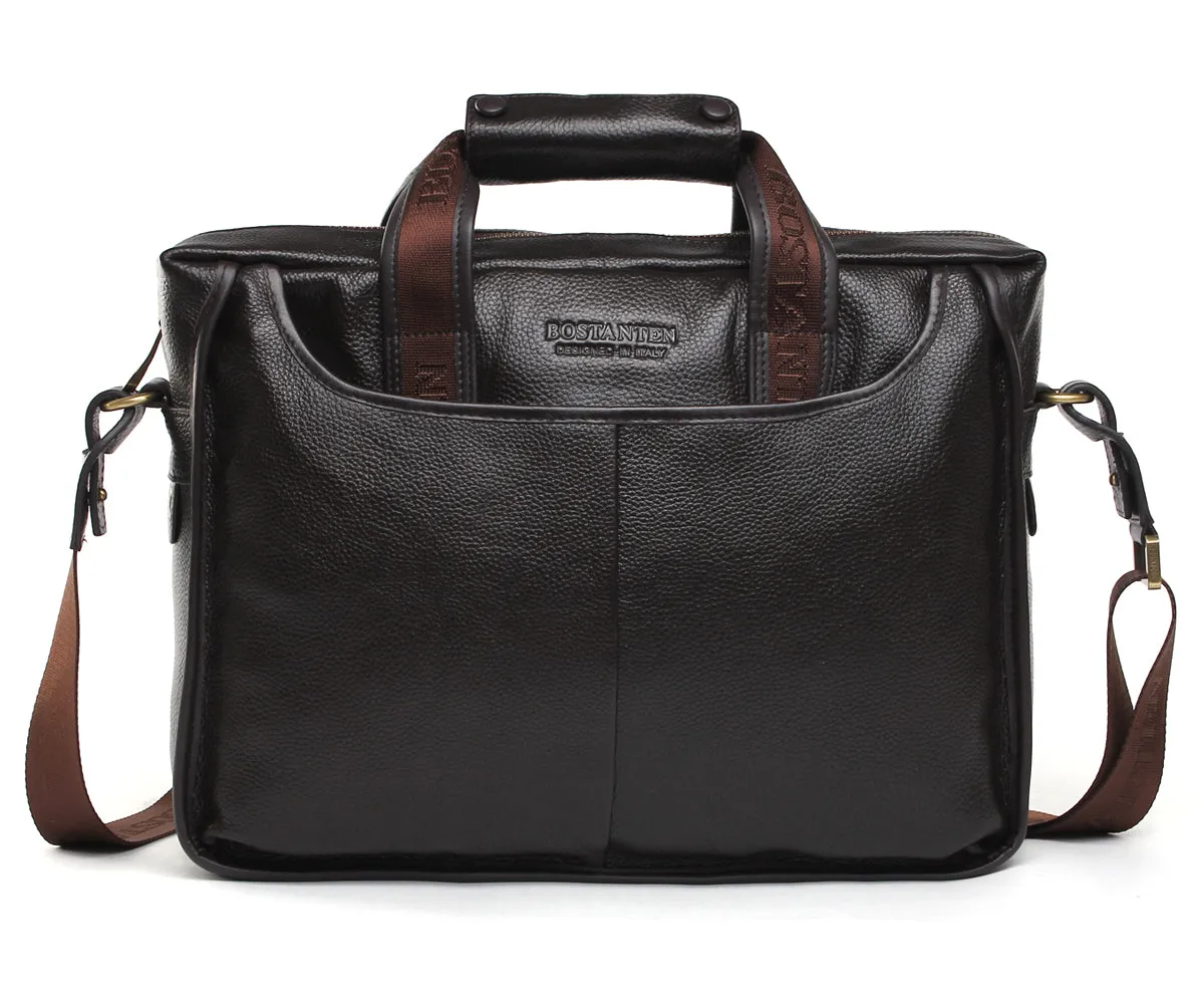 Royal Retro Leather Briefcase | 14' Laptop