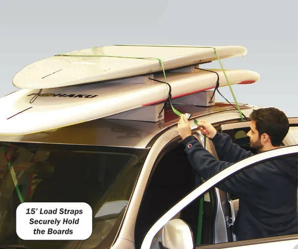 SUP Roof Rack | 2 SUP Car Rack | Removable