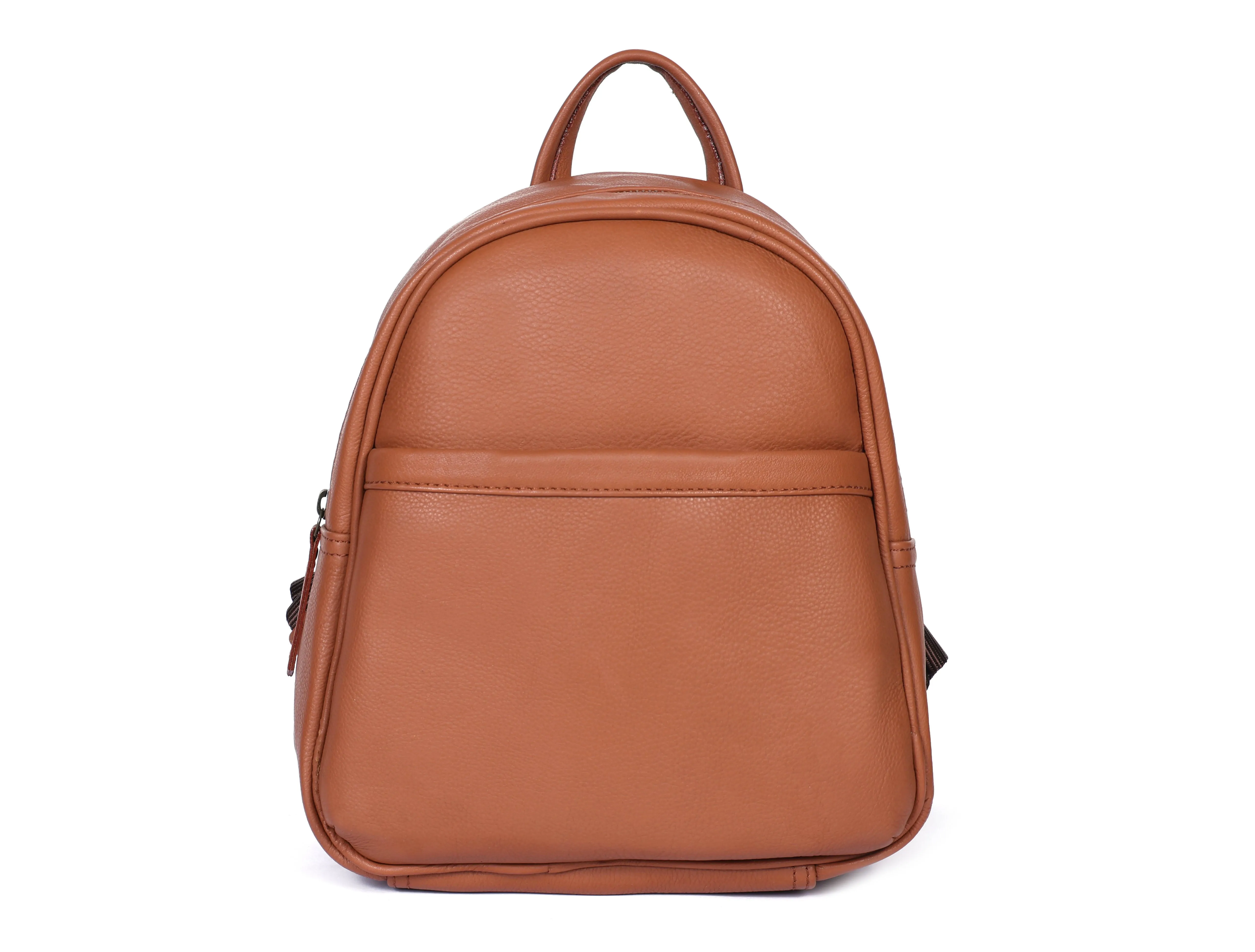 Tan NDM Leather Backpack: Elevate Your Style with Timeless Elegance. Art: BG-1580