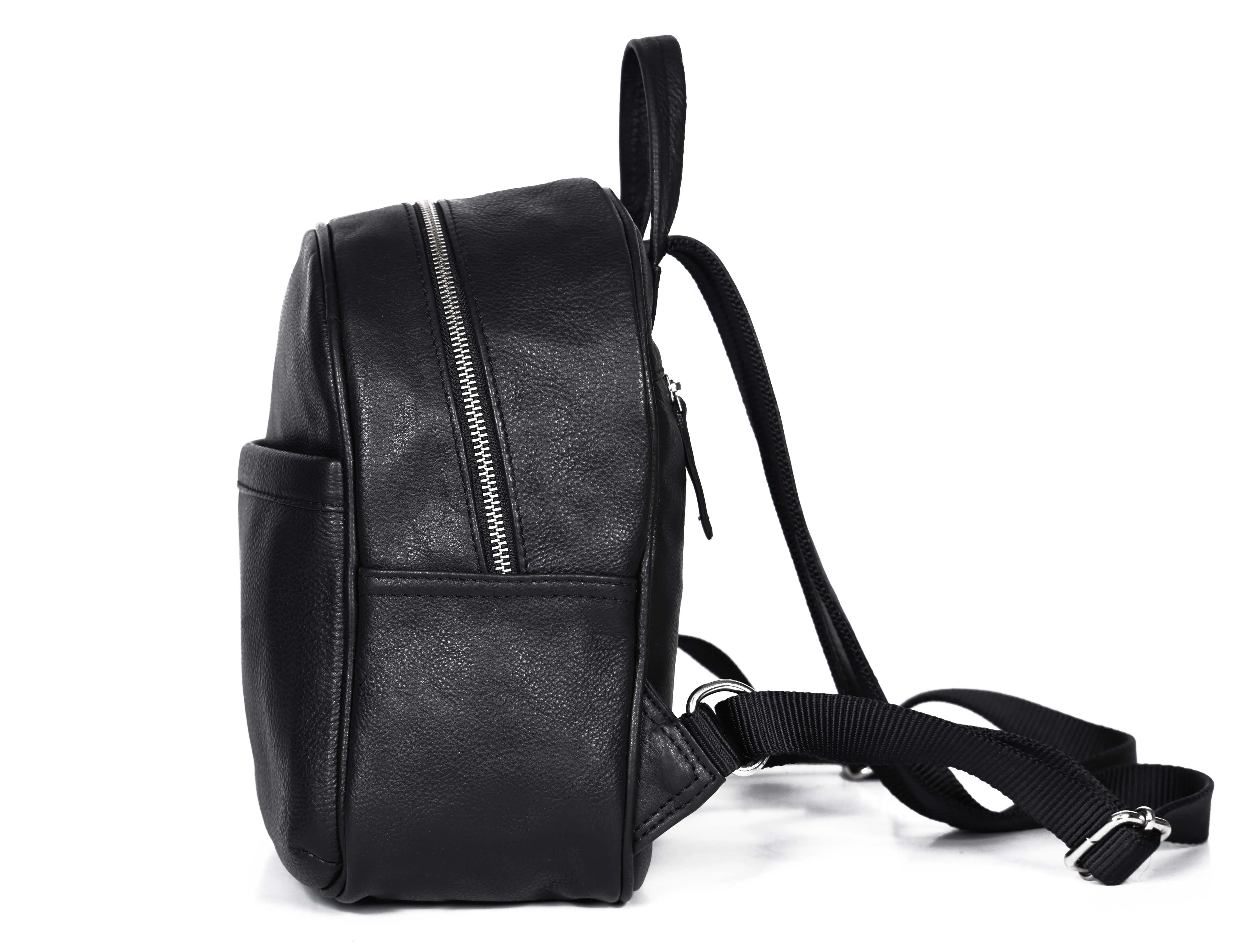 Tan NDM Leather Backpack: Elevate Your Style with Timeless Elegance. Art: BG-1580