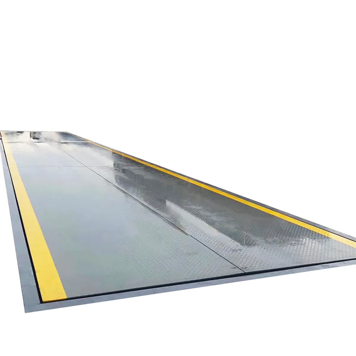 TMG Industrial 80 ton Weighbridge Truck Scale, -35℃ to  70℃, 10’ x 56’ (W x L), High-Quality Steel, U-Shape Beam Design, 120% Safe Overload, TMG-FST80