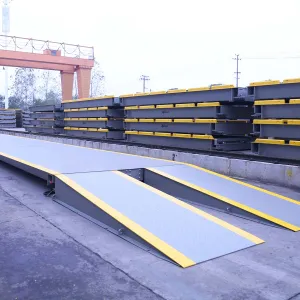 TMG Industrial 80 ton Weighbridge Truck Scale, -35℃ to  70℃, 10’ x 56’ (W x L), High-Quality Steel, U-Shape Beam Design, 120% Safe Overload, TMG-FST80