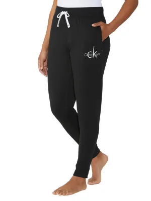 Women's Brand Logo Print SweatPant,Black